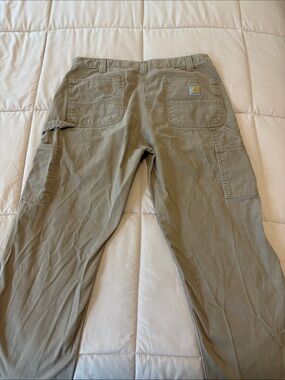 Carhartt Men's Cargo Work Pants in Khaki/Tan